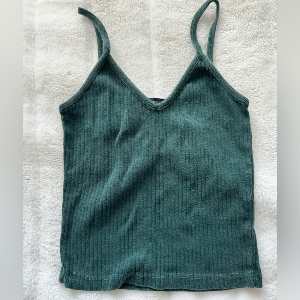 Brandy Melville basic army green tank